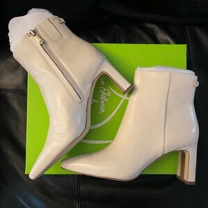 Sam Edelman Women's Saige Ankle Bootie in Ivory